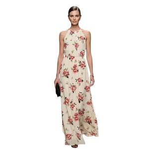 Scobe Halter Floral Maxi Dress